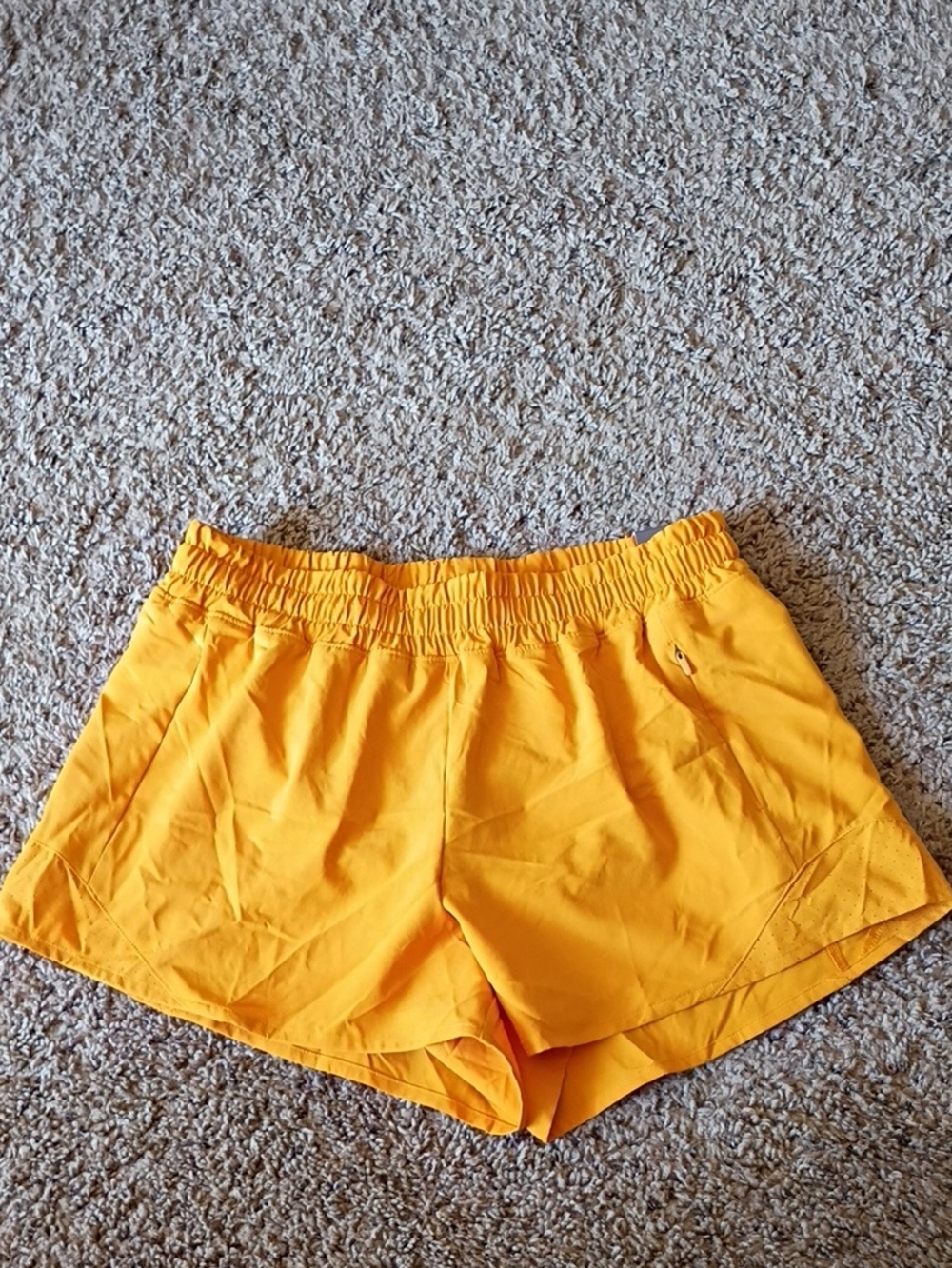 NWT Calia Women's Gold Elastic Waist Active Shorts